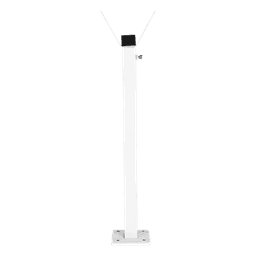 Poste para brazos de barrera / Acero / Altura ajustable / 4 m / 13.1 ft / Compatible universal