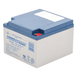 Batería de Respaldo AGM/VRLA / 12V / 26Ah / Terminales F2 / 5 Años Vida Útil / UL Reconocida
