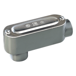 Caja Condulet tipo LB de 1" (25.4 mm) Incluye tapa y tornillos.