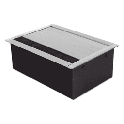 Caja Universal Vacía / 2 Módulos / Aluminio Anodizado / Escritorio / 2m / 6.56 ft / -20°C a +80°C