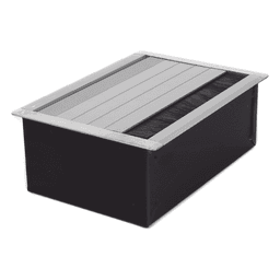 Caja Universal Vacía / 2 Módulos / Aluminio Anodizado / Escritorio / 2m / 6.56 ft / -20°C a +80°C