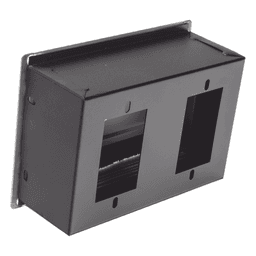 Caja Universal Vacía / 2 Módulos / Aluminio Anodizado / Escritorio / 2m / 6.56 ft / -20°C a +80°C