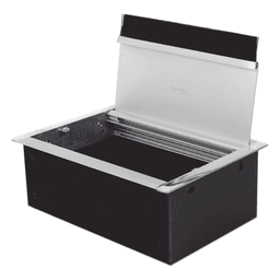 Caja Universal Vacía / 2 Módulos / Aluminio Anodizado / Escritorio / 2m / 6.56 ft / -20°C a +80°C