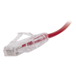 Cable de Parcheo / UTP Cat6 / 30 cm (0.98 ft) / 28 AWG / Slim / Rojo
