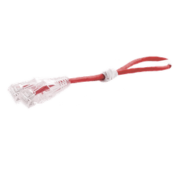 Cable de Parcheo / UTP Cat6 / 30 cm (0.98 ft) / 28 AWG / Slim / Rojo