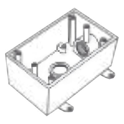 Caja Condulet FS de 3/4" (19.05 mm) con dos bocas a prueba de intemperie.