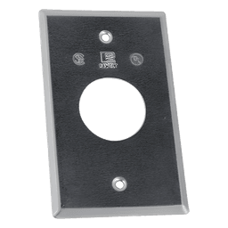 Tapa rectangular aluminio para contacto de 35.2 mm, tipo RR a prueba de intemperie.