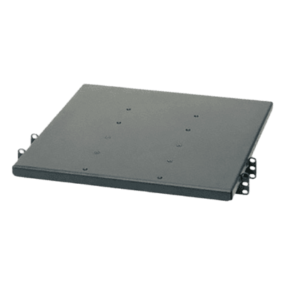 Charola de Doble Fijación en Rack de 2 Postes, 457 mm de Profundidad, y Soporte de Peso de 113 Kg, 1 UR, Color Negro