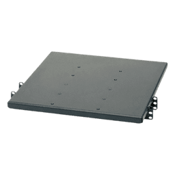 Charola de Doble Fijación en Rack de 2 Postes, 457 mm de Profundidad, y Soporte de Peso de 113 Kg, 1 UR, Color Negro