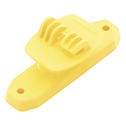 Aislador de Paso Amarillo Reforzado para Cercos Eléctricos / Aislamiento hasta 18 kV / Resistente a Clima Extremo / Polipropileno y Policarbonato