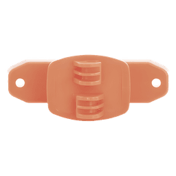 Aislador de Paso Naranja Reforzado para Cercos Eléctricos / Aislamiento hasta 18 kV / Resistente a Clima Extremo / Polipropileno y Policarbonato
