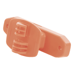 Aislador de Paso Naranja Reforzado para Cercos Eléctricos / Aislamiento hasta 18 kV / Resistente a Clima Extremo / Polipropileno y Policarbonato
