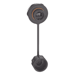 Conector Jack RJ45 Industrial / Blindado Cat6A / IP67 / Tapa Protectora / 24 AWG / Sin Herramienta de Perforación