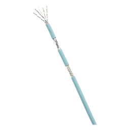 Bobina de Cable Blindado SF/UTP Categoría 6A, Uso Industrial con Resistencia al Aceite y Rayos UV, Multifilar 24/7 (Flexible), Color Azul Cerceta, Bobina de 305 Metros (1000 Pies)
