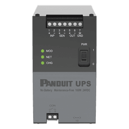 UPS Industrial / 100 Watts / 24 Vcd / Ultracondensadores / Riel DIN 35 mm / -40 a 60 °C (-40 a 140 °F) / Ethernet RJ45