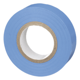 Cinta Eléctrica STRONGHOLD para Aislar, de PVC, Uso General Reparación y Mantenimiento, Grosor de 0.18mm (7 mil), Ancho de 19mm, y 20.12m de Largo, Color Azul