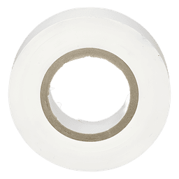 Cinta Eléctrica STRONGHOLD para Aislar, de PVC, Uso General Reparación y Mantenimiento, Grosor de 0.18mm (7 mil), Ancho de 19mm, y 20.12m de Largo, Color Blanco
