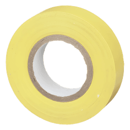 Cinta Eléctrica STRONGHOLD para Aislar, de PVC, Uso General Reparación y Mantenimiento, Grosor de 0.18mm (7 mil), Ancho de 19mm, y 20.12m de Largo, Color Amarillo