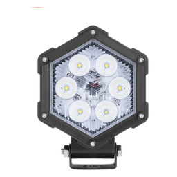 Luz de Trabajo Ultra brillante, 6 Led, 2200 Lumenes, 30 watts, 12-24 Vcc