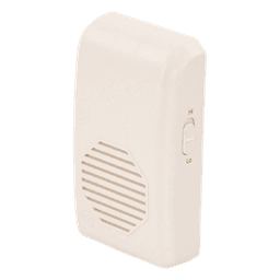 Timbre Inalámbrico Para Puerta Con 10 Tonos, Hasta 150m Linea de Vista, Con Receptor Inalámbrico Incluido, 110Vca 