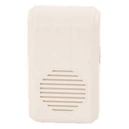 Timbre Inalámbrico Para Puerta Con 10 Tonos, Hasta 150m Linea de Vista, Con Receptor Inalámbrico Incluido, 110Vca 