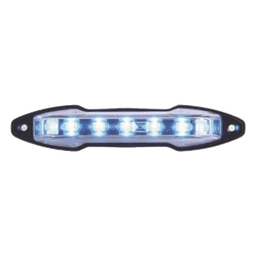Luz auxiliar con 9 LED color azul angulo de 180 grados