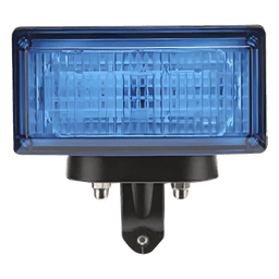 Luz Frontal Ultra Brillante / 9 LED 3W / 25 Patrones / 10-30 VCC / 64-104 cm (2.1-3.4 ft) / Azul