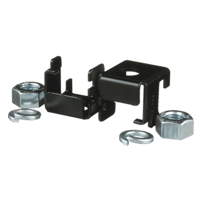 Soporte para Montaje en Charola Tipo Escalerilla, Compatible con Rieles de 9.5 x 38.1 mm o 9.5 x 50.8 mm, Uso Con Varilla Roscada de 5/8", Color Negro 