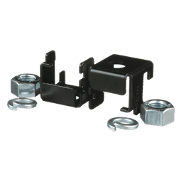 Soporte para Montaje en Charola Tipo Escalerilla, Compatible con Rieles de 9.5 x 38.1 mm o 9.5 x 50.8 mm, Uso Con Varilla Roscada de 5/8", Color Negro 