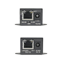 Extensor PoE/PoE+ / 10/100 Mbps / Alcance 610 m (2000 ft) / Cat5e o Cat6 / IEEE 802.3af/at / -40°C a 70°C