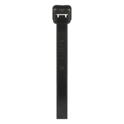 Cincho de Nylon 6.6 de Bloqueo, 188 mm largo x 4.8mm ancho, Color Negro, Exterior Resistente a Rayos UV, Paquete de 1000pz