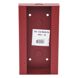 Caja de Montaje Superficial / Acero Rojo / 4.5 x 8.188 x 1.375 pulgadas / Interior Seco / Estaciones BG-12LR Series