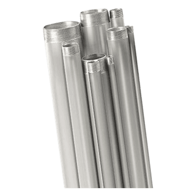 Tubo Conduit Rígido de Aluminio / 25.4 mm (1') / Longitud 3.05 m (10 ft) / UL-6A / ANSI C80.5 / Sin Costura