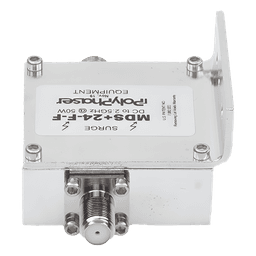 Protector RF Coaxial A 75 Ohms +24VDC Con Conector F Hembra De 300 MHz - 2.5 GHz