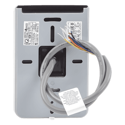 Lector de Control de Acceso / Multitecnología SEOS, iCLASS, MIFARE, HID Proximity / Interfaz Wiegand y RS-485 / Montaje en Marco o Superficie Plana / LED Tricolor y Audio