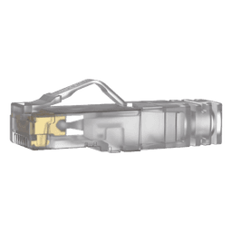 Plug RJ45 / Cat6A / 23-24 AWG / 50μm Oro / 2500 Ciclos / 100 Piezas / 0.26-0.31 in Diámetro
