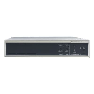  ETAPA DE POTENCIA DIGITAL 2x240W 100V  MILLENNIUM IP CON CONECTIVIDAD IP LAN, SUPERVISON, CALIDAD DE SONIDO HQ PARA 2 ZONAS, EN FORMATO RACK 2U 