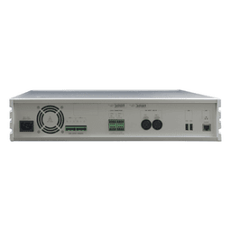  ETAPA DE POTENCIA DIGITAL 2x240W 100V  MILLENNIUM IP CON CONECTIVIDAD IP LAN, SUPERVISON, CALIDAD DE SONIDO HQ PARA 2 ZONAS, EN FORMATO RACK 2U 