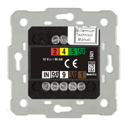 Base de Entrada Microfónica XLR Preamplificada / Compresor de Voz Integrado / Compatible con Micrófonos Dinámicos y Electret / Alimentación 15 VCC / Salida +3 VAC