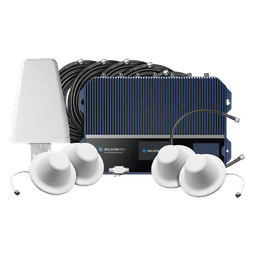 Amplificador Celular Enterprise / Montaje en Pared / 4800 m² (51667 ft²) / 3 Antenas Exteriores / Control Remoto LTE
