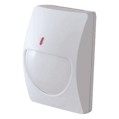 Sensor de Movimiento PIR / Uso en Interior/ Alta cobertura hasta 15 m / Compatible con cualquier panel de alarma / Alambrico