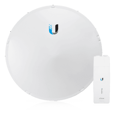 Radio de Backhaul de alta capacidad hasta 1.2 Gbps, banda licenciada 11 GHz (10.7-11.7 GHz), Incluye antena AF-11G35 y un duplexer banda alta AF-11-DUP-H