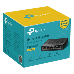Switch para escritorio 5 puertos 10/100/1000Mbps 