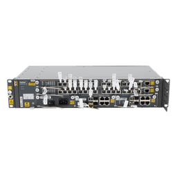 OLT Carrier Class Modular GPON, 2 Ranuras, Incluye 2 Tarjetas de Servicio de 16 puertos GPON, (32 Modulos GPON C+ Incluidos) 1 Fuente de CA, 2 UR, Incluye Instalación de software UNM2000, (Interoperabilidad con ONUs de Terceros sin Costo)