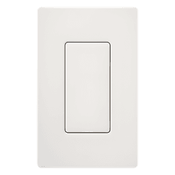 Inserto Ciego para Placa de Pared / Estilo Designer / Acabado Snow Satinado / Sin Tornillos Visibles