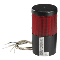Modelo LSLD-120-R / Módulo de Luz LED / 120VAC / Lente Roja / Hasta 5 Módulos Apilables / Montaje en Tubería o Superficie