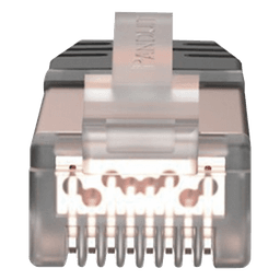 Plug RJ45 Blindado / Cat6A / 8P8C / 23-24 AWG / 50 µm Oro / 100 Piezas