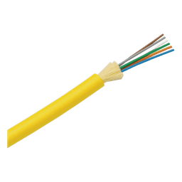 Cable de Fibra Óptica de 6 Hilos, Monomodo OS2 9/125, Interior, Tight Buffer 900um, No Conductiva (Dieléctrica), OFNR (Riser), Precio Por Metro