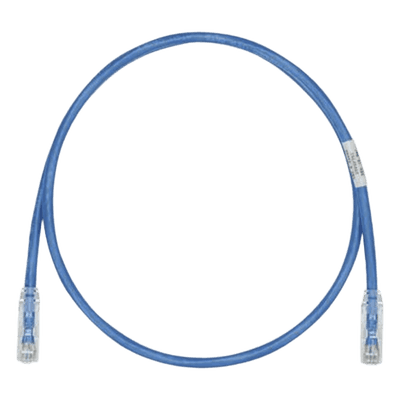 Cable de Parcheo / UTP Cat6 / 24 AWG / CM / 0.61 m (2 ft) / Azul