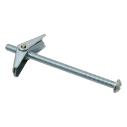 Sujetador Mariposa / Tornillo 1/8" (3 mm) / Bronca 3/8" (10 mm) / Largo 2" (51 mm) / Carga 12 kg en Tablaroca